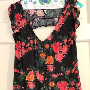 Tracy Reece floral jumpsuit